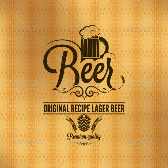 GraphicRiver Beer Lager Hop Vintage Background 5685360 GraphicRiver Beer Lager Hop Vintage Background 5685360