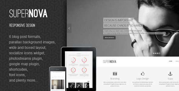Supernova - Responsive HTML Template - Portfolio Creative
