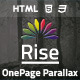 Rise | Responsive OnePage Parallax Template - ThemeForest Item for Sale
