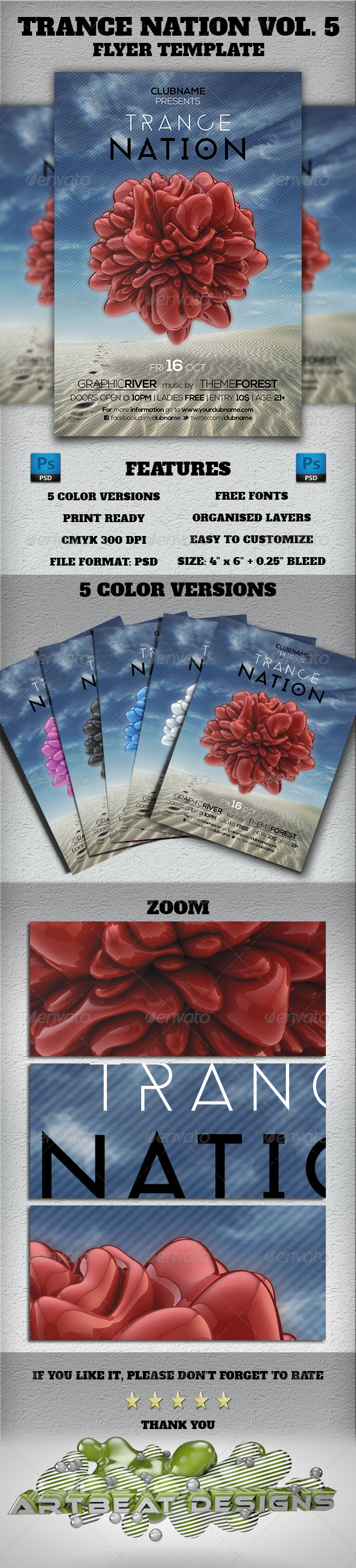 GraphicRiver Trance Nation Vol 5 Flyer Template 5689582 GraphicRiver Trance Nation Vol 5 Flyer Template 5689582