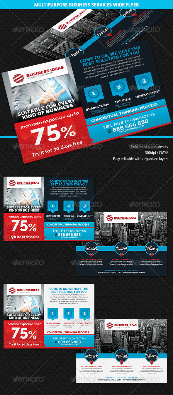 GraphicRiver Multipurpose Business & Services Flyer 5689592 GraphicRiver Multipurpose Business & Services Flyer 5689592