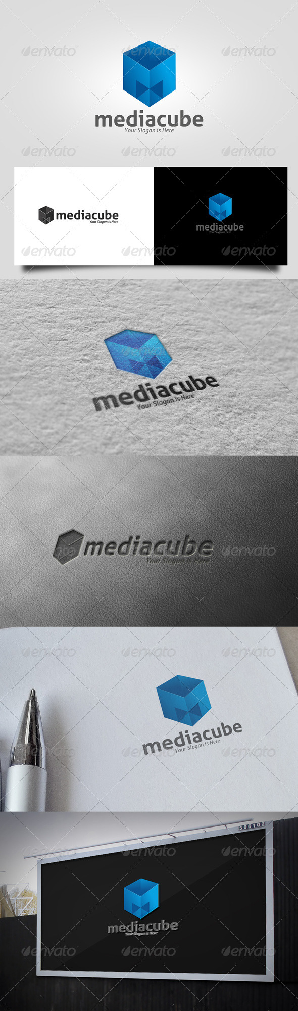GraphicRiver Media Cube Logo 5692845 GraphicRiver Media Cube Logo 5692845