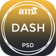 Dash - Modern Resume Template PSD - ThemeForest Item for Sale