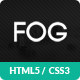FOG - Flat One Page Bootstrap3 Template - ThemeForest Item for Sale