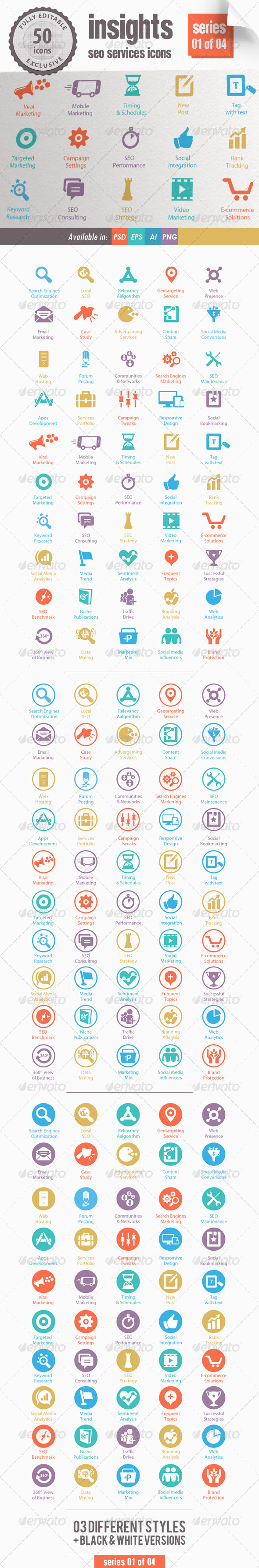 GraphicRiver Insights SEO Services Icons Series 01 of 04 5704599 GraphicRiver Insights SEO Services Icons Series 01 of 04 5704599