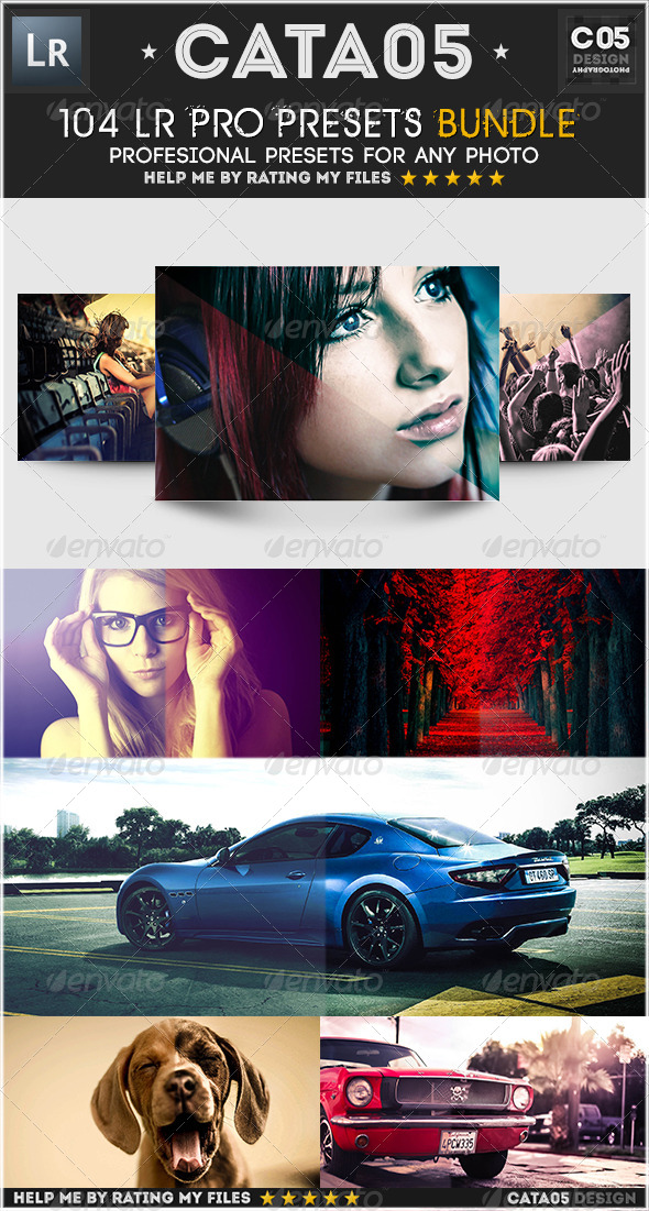 GraphicRiver 104 Lightroom Pro Presets Bundle 5690488 GraphicRiver 104 Lightroom Pro Presets Bundle 5690488