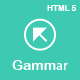 Gammar Responsive Magazine Website HTML5 Template - ThemeForest Item for Sale