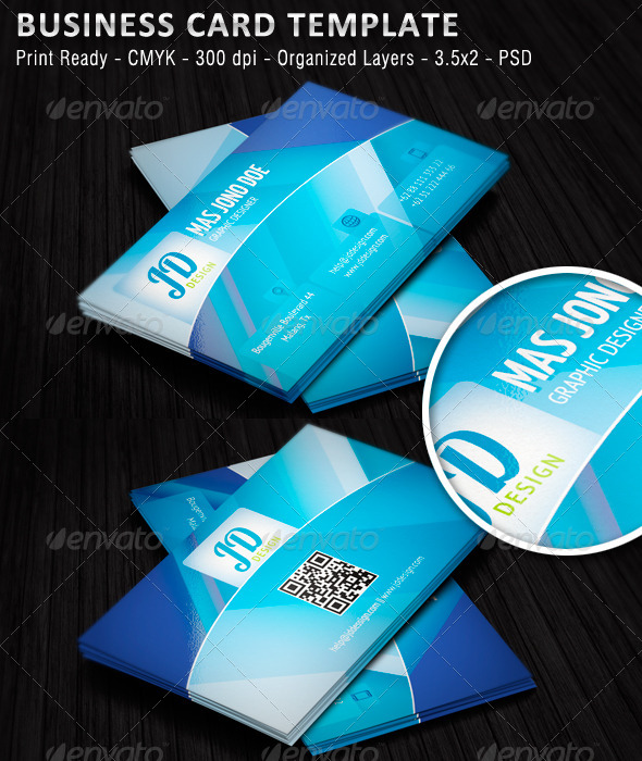 GraphicRiver Blue Creative Business Card 5708806 GraphicRiver Blue Creative Business Card 5708806