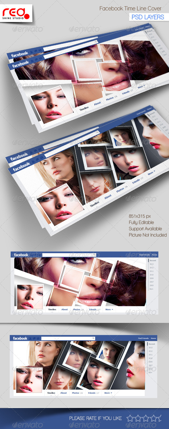 Photography Facebook Timeline Template - Facebook Timeline Covers Social Media