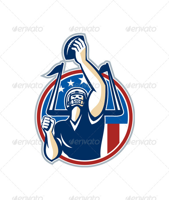 GraphicRiver Football Gridiron Player Goal Post 5709843 GraphicRiver Football Gridiron Player Goal Post 5709843