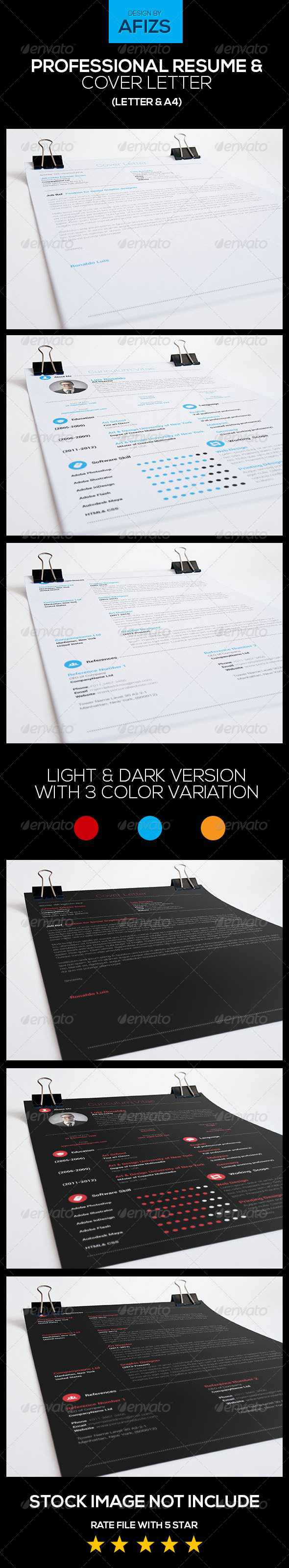 GraphicRiver Professional Resume & Cover Letter 5710145 GraphicRiver Professional Resume & Cover Letter 5710145