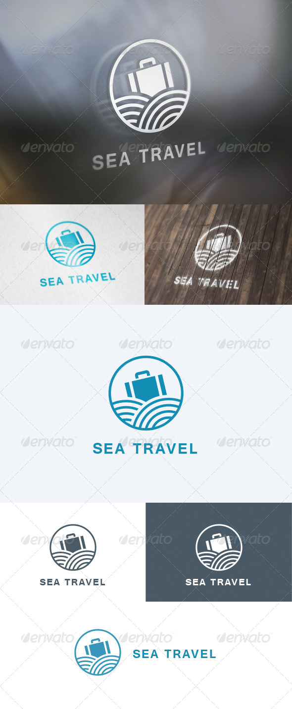 GraphicRiver Sea Travel Logo 5690207 GraphicRiver Sea Travel Logo 5690207