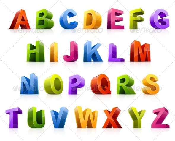 GraphicRiver Colorful Font 5716894 GraphicRiver Colorful Font 5716894
