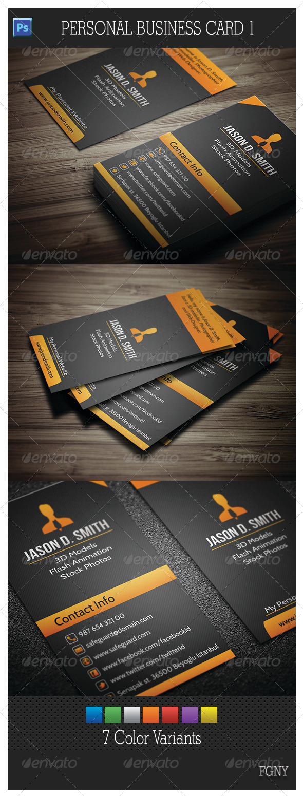 GraphicRiver Personal Business Card 1 5717085 GraphicRiver Personal Business Card 1 5717085