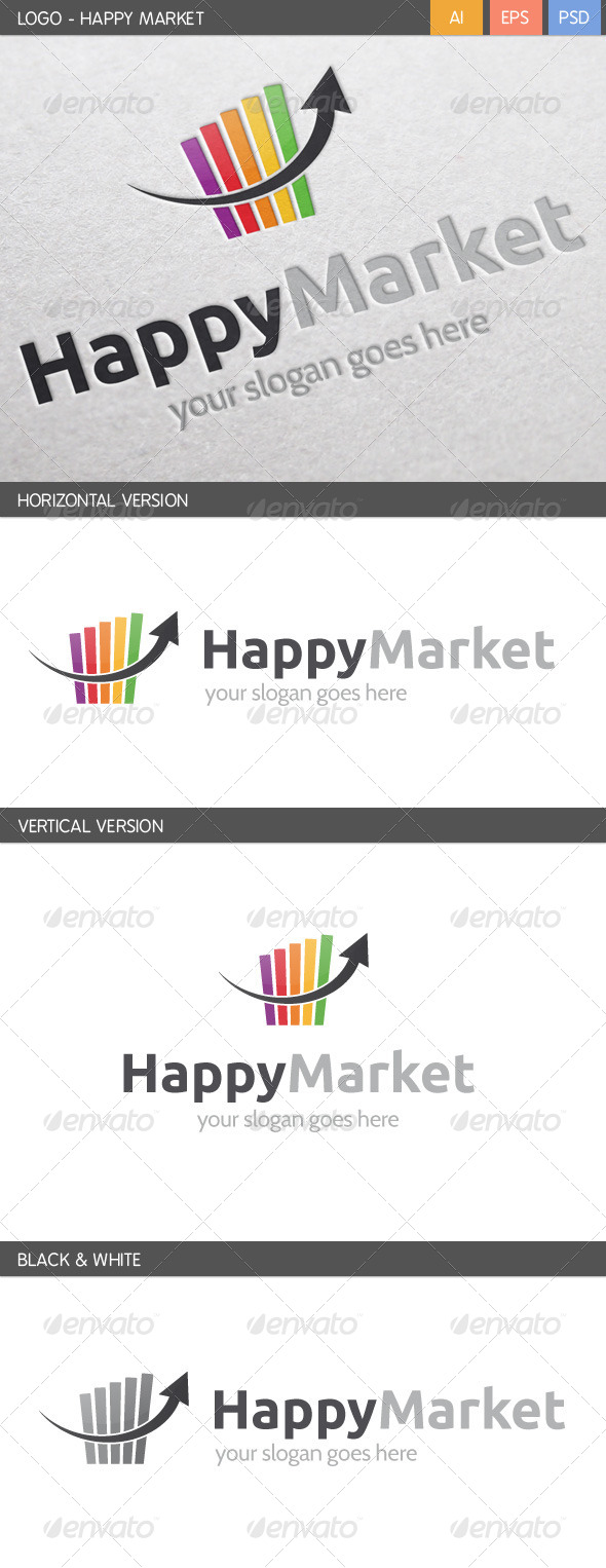 GraphicRiver Happy Marketing Logo 5718071 GraphicRiver Happy Marketing Logo 5718071
