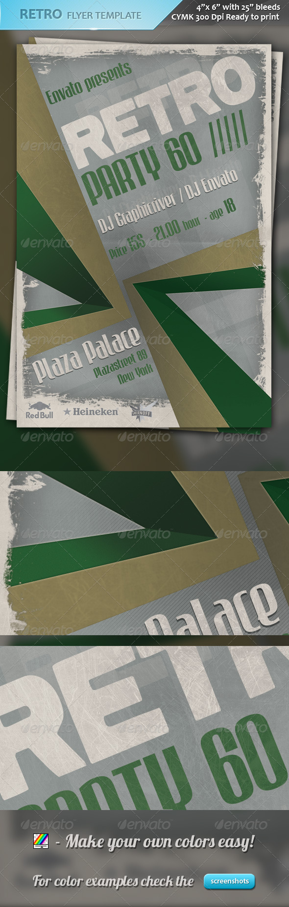 GraphicRiver New Retro Flyer Template 589532 GraphicRiver New Retro Flyer Template 589532