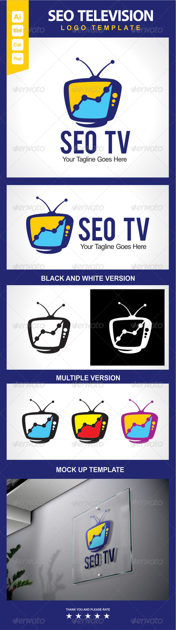 GraphicRiver SEO TV Logo Template 5727448 GraphicRiver SEO TV Logo Template 5727448