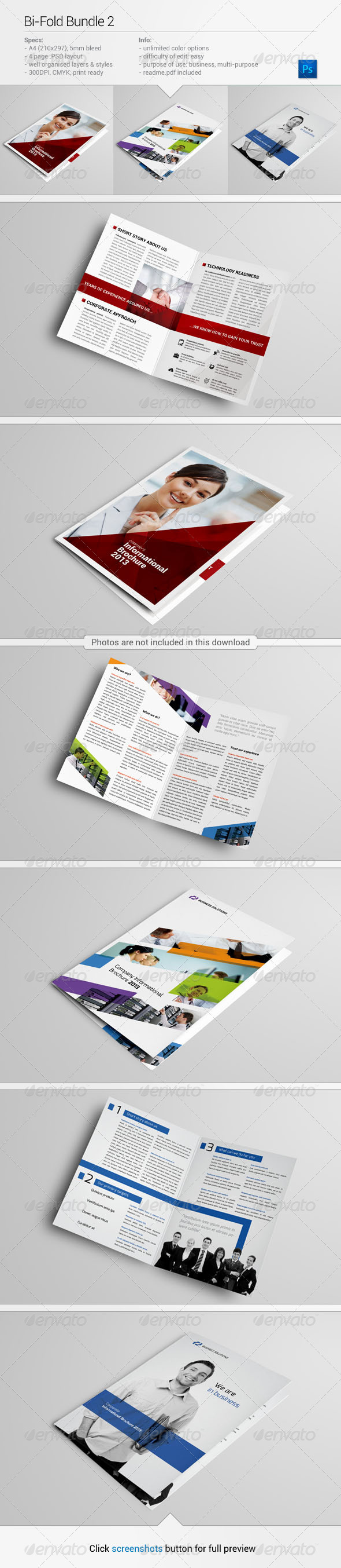GraphicRiver Bi-Fold Bundle 2 5664426 GraphicRiver Bi-Fold Bundle 2 5664426
