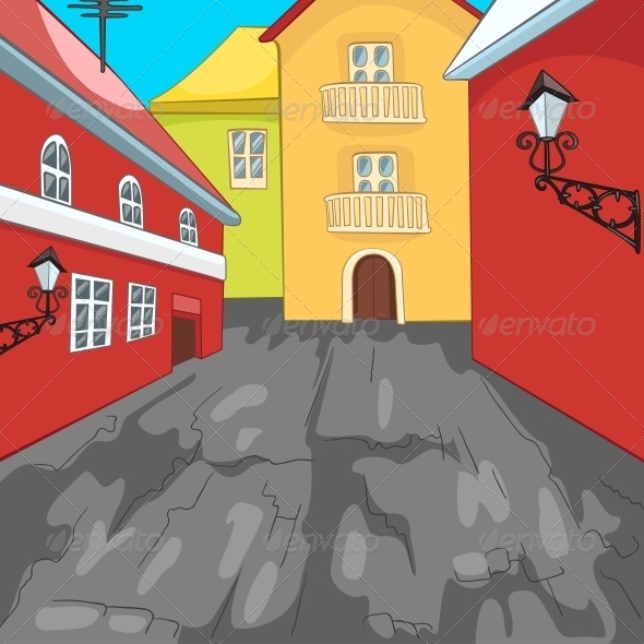 GraphicRiver City Cartoon 5729122 GraphicRiver City Cartoon 5729122