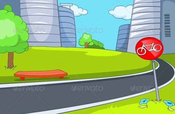 GraphicRiver City Cartoon 5729169 GraphicRiver City Cartoon 5729169