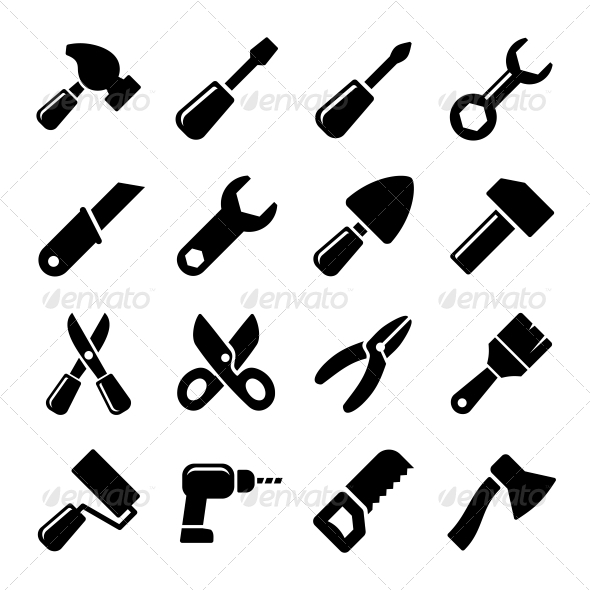 GraphicRiver Working Tools Icon Set 5738323 GraphicRiver Working Tools Icon Set 5738323