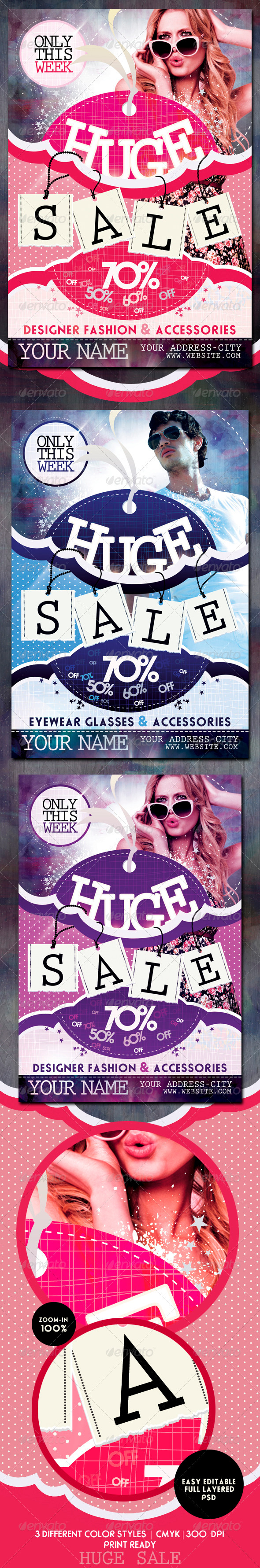 Sale / Promotion Flyer Template - Commerce Flyers