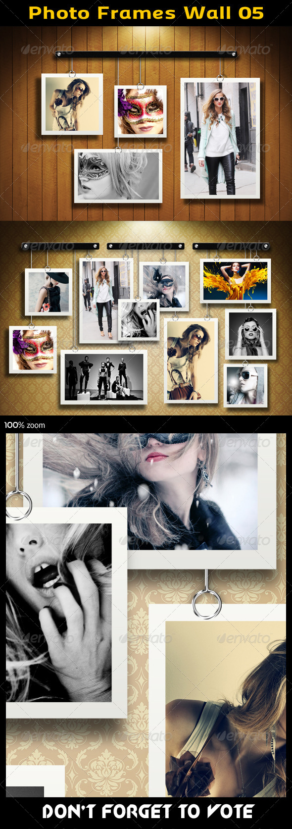 GraphicRiver Photo Frames Wall 05 5717918 GraphicRiver Photo Frames Wall 05 5717918