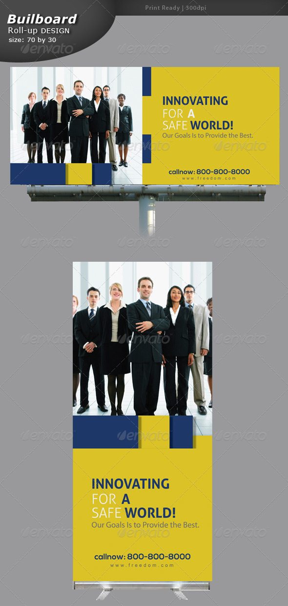 GraphicRiver Business Billboard and Rollup Banner 5742065 GraphicRiver Business Billboard and Rollup Banner 5742065