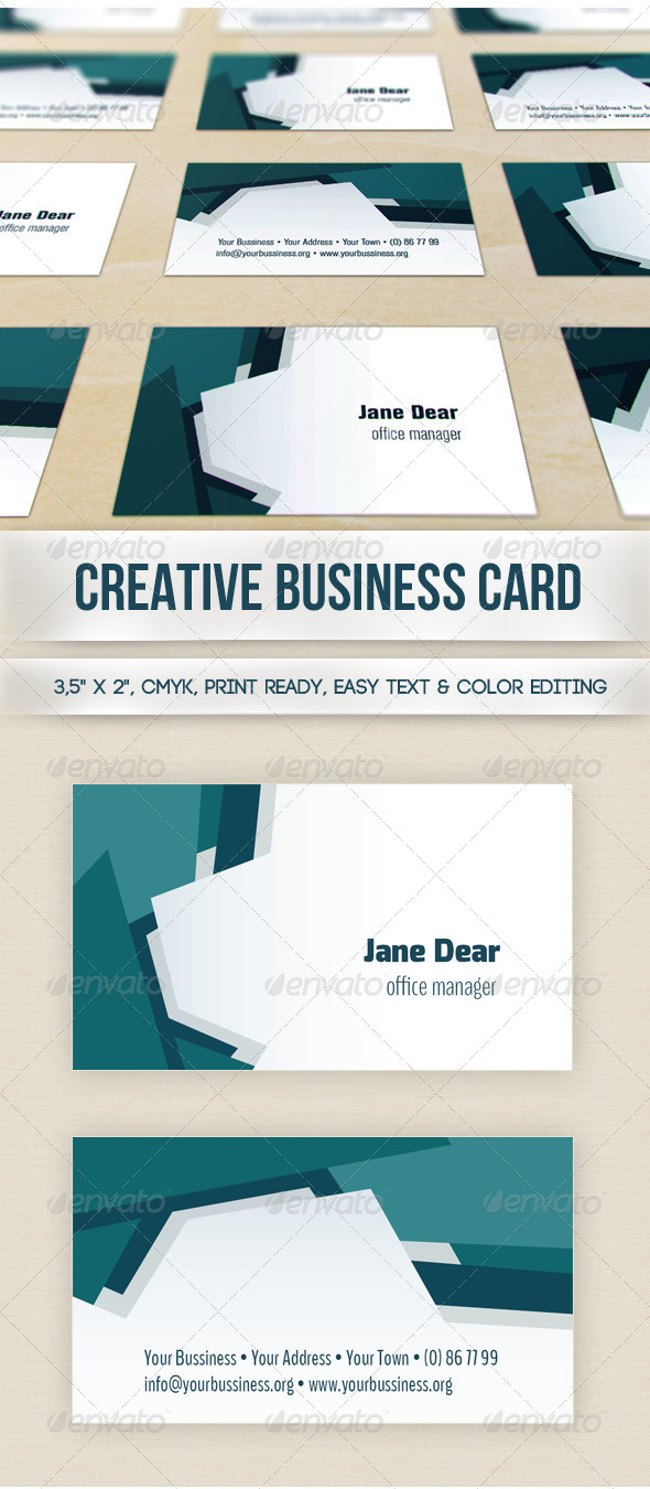 GraphicRiver Creative Business Card 5678102 GraphicRiver Creative Business Card 5678102