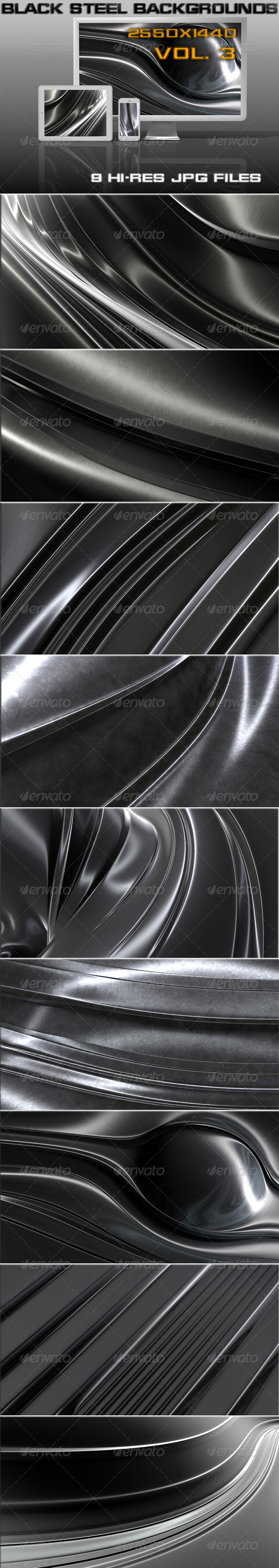 GraphicRiver Black Steel Background 5747636 GraphicRiver Black Steel Background 5747636