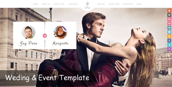 ThemeForest Gittys Responsive Wedding Wordpress Theme 5723722 ThemeForest Gittys Responsive Wedding Wordpress Theme 5723722