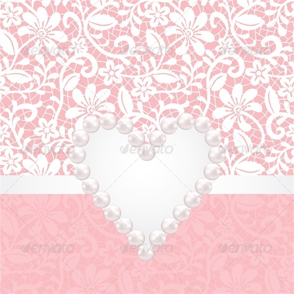 GraphicRiver Pearl Jewelry and Lace Background 5753136 GraphicRiver Pearl Jewelry and Lace Background 5753136