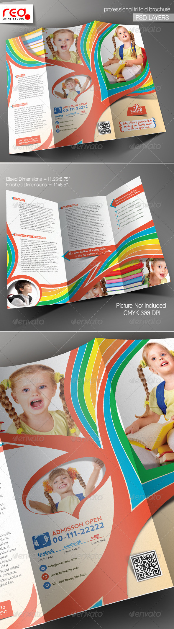 GraphicRiver Kid s School Promotion Trifold Brochure Template 5753203 GraphicRiver Kid s School Promotion Trifold Brochure Template 5753203