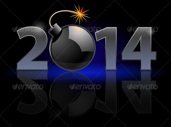 GraphicRiver New Year 2014 5756115 GraphicRiver New Year 2014 5756115