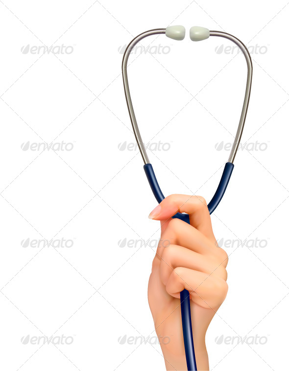 GraphicRiver Background with Hand Holding a Stethoscope 5742041 GraphicRiver Background with Hand Holding a Stethoscope 5742041