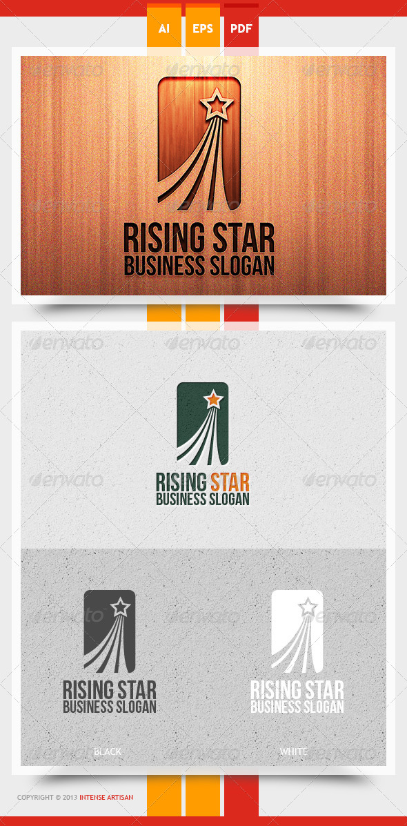 GraphicRiver Rising Star Logo Template 5774613 GraphicRiver Rising Star Logo Template 5774613