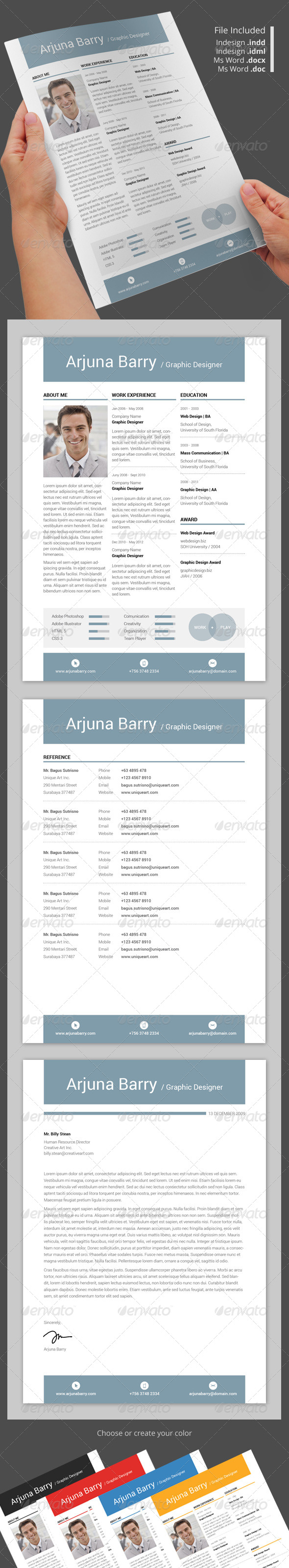 GraphicRiver Apik Resume 5776206 GraphicRiver Apik Resume 5776206