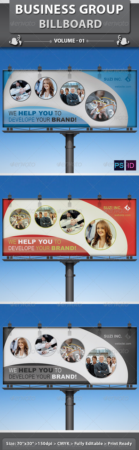 GraphicRiver Business Group Billboard v1 5781840 GraphicRiver Business Group Billboard v1 5781840