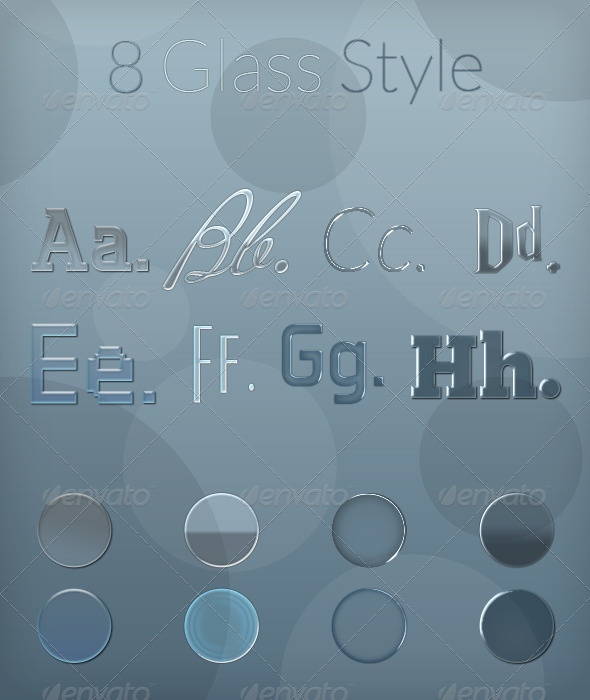 GraphicRiver Glass Styles & Text Effects 5785640 GraphicRiver Glass Styles & Text Effects 5785640