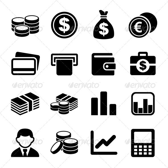 GraphicRiver Money icon set 5797395 GraphicRiver Money icon set 5797395