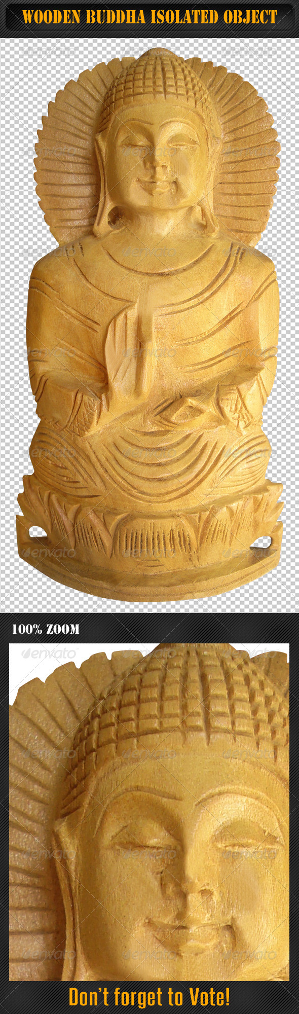 GraphicRiver Wooden Buddha Isolated Object 01 5755233 GraphicRiver Wooden Buddha Isolated Object 01 5755233