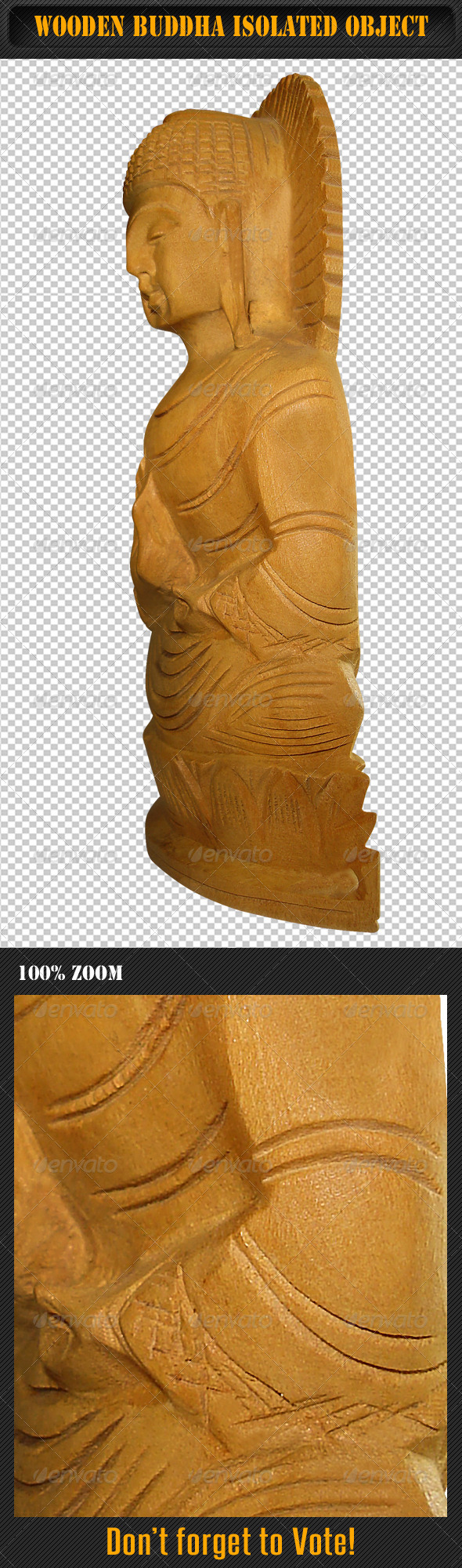 GraphicRiver Wooden Buddha Isolated Object 02 5755245 GraphicRiver Wooden Buddha Isolated Object 02 5755245
