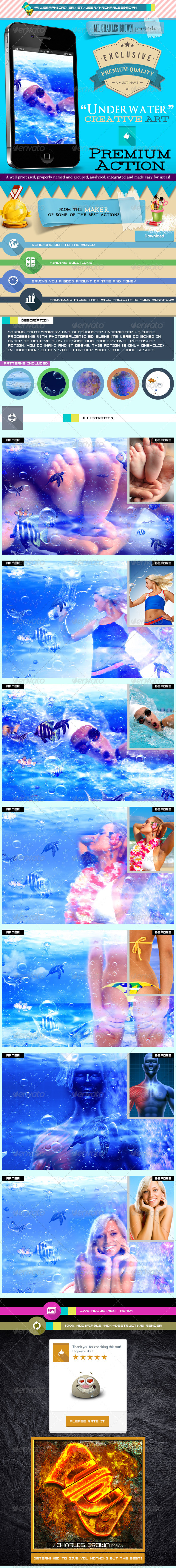 Creative Underwater Art - Photo Effects Actions