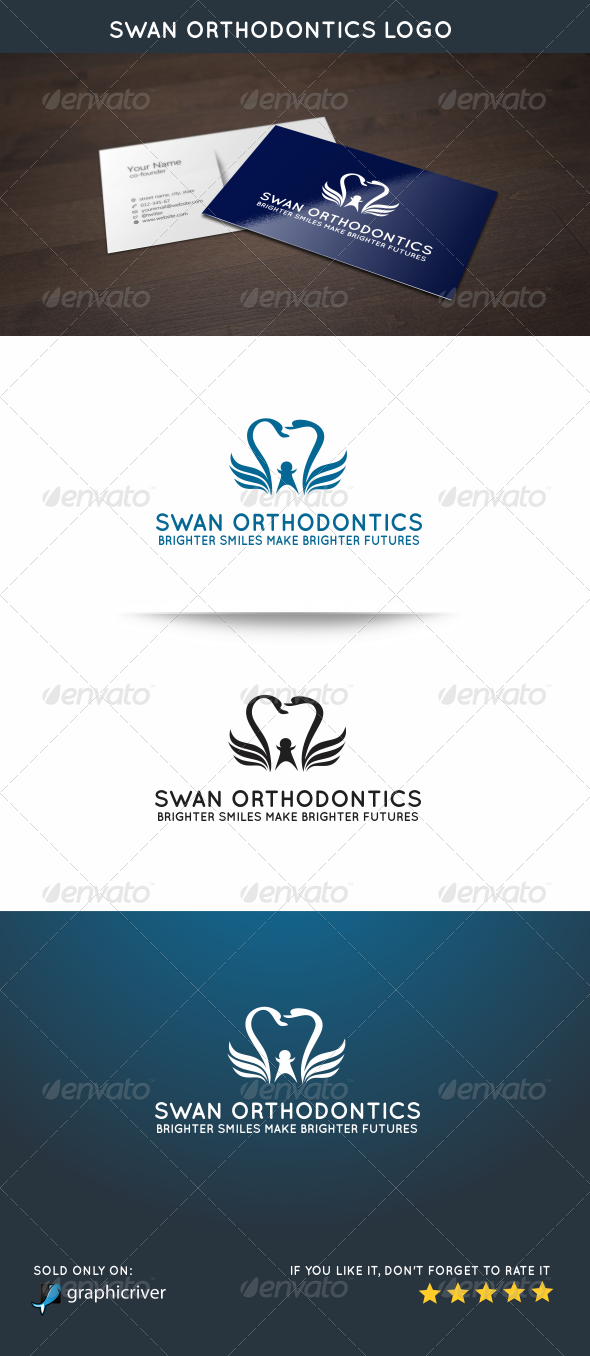 GraphicRiver Swan Orthodontics Logo 5815690 GraphicRiver Swan Orthodontics Logo 5815690