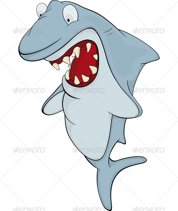 GraphicRiver Shark Cartoon 5815929 GraphicRiver Shark Cartoon 5815929