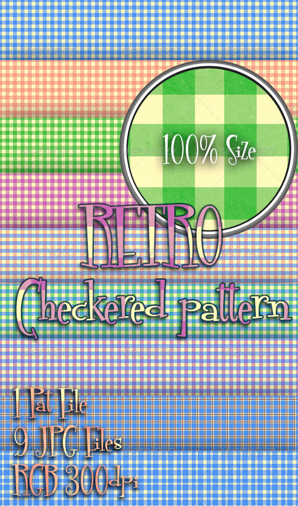 GraphicRiver Retro Checkered Pattern 5816289 GraphicRiver Retro Checkered Pattern 5816289