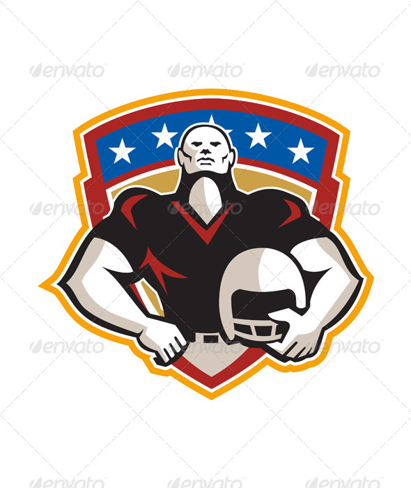 GraphicRiver American Football Tackle Linebacker Helmet Shield 5816582 GraphicRiver American Football Tackle Linebacker Helmet Shield 5816582
