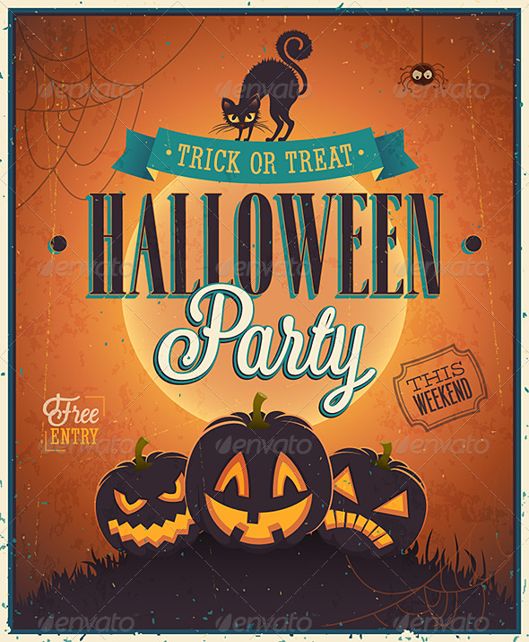 GraphicRiver Happy Halloween Poster 5816811 GraphicRiver Happy Halloween Poster 5816811