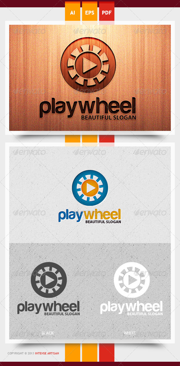 GraphicRiver Play Wheel Logo Template 5818582 GraphicRiver Play Wheel Logo Template 5818582