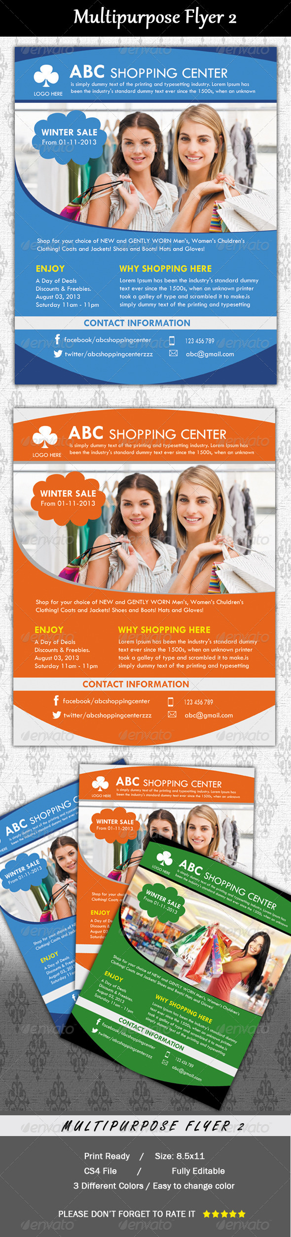 GraphicRiver Multipurpose Flyer 2 5818694 GraphicRiver Multipurpose Flyer 2 5818694